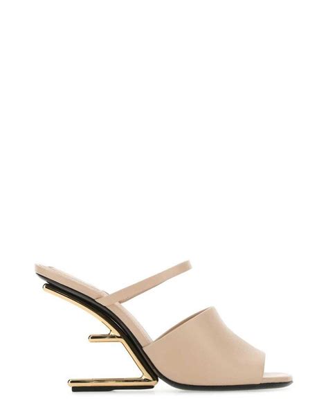 fendi heeled fabric sandals|women Fendi sandals clearance.